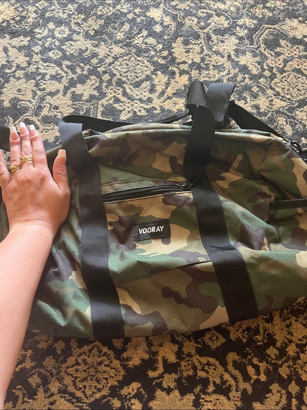 Vooray Camouflage Duffel Bag - Green Camo